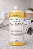 Lux Body Pure Organic Liquid Castile Soap - 1 Litre Bottle